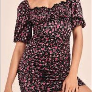 Floral bustier dress by For Love and Lemons.